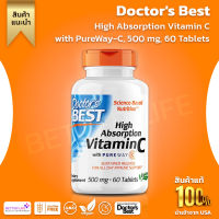 Doctors Best, Early Release Vitamin C with PureWay-C, 500 mg, 60 Tablets(No.3061)