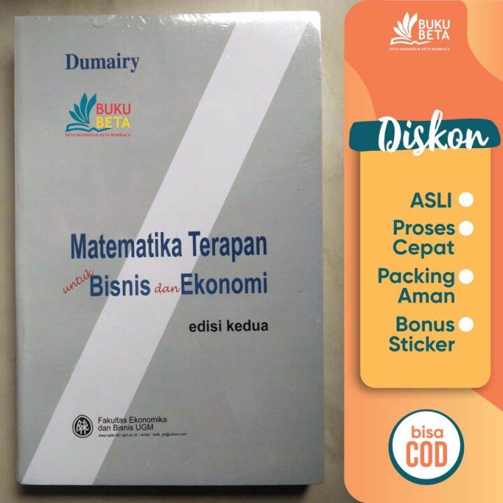 Buku Beta - Matematika Terapan Untuk Bisnis Dan Ekonomi (Edisi 2 ...