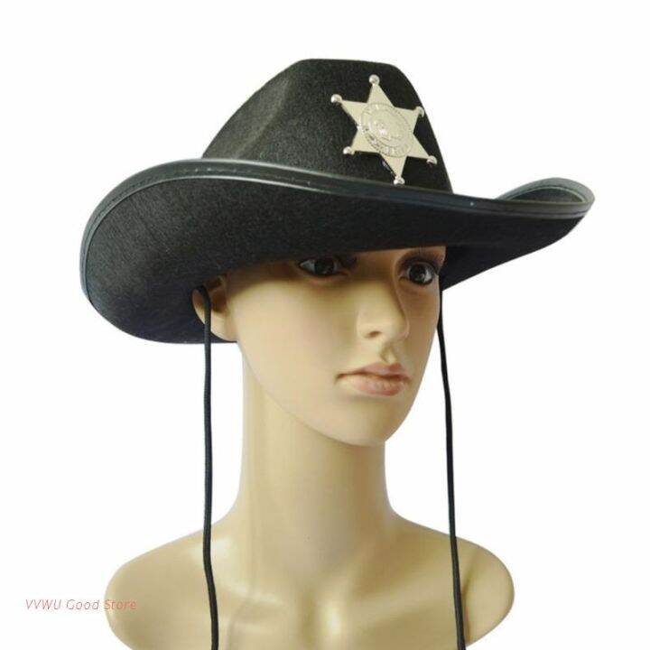 cw-star-badge-cowgirl-hat-camping-cowboy-seaside-accessory