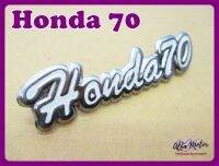 HONDA 70 LEGSHIELD EMBLEM "WHITE" (1 PC) #โลโก้บังลม HONDA 70 สีขาว