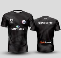 เสื้อแขนสั้นพิมพ์ลาย(หน้า-หลัง) SUPREME VC2 #เสื้อลำลอง #เสื้อกีฬา ใส่ได้ทั้งชายและหญิง