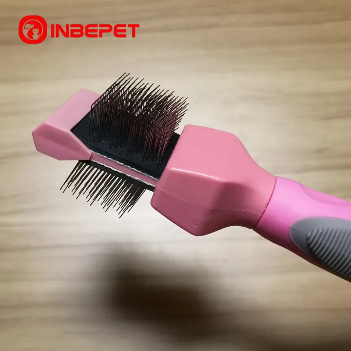 pet-dog-grooming-brush-pet-double-sided-pin-bristle-brush-for-dogs-grooming-comb-remove-shedding-dirt-mats-and-tangled-hair