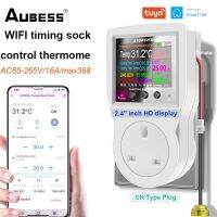 ❦ Aubess S1 WIFI Smart Thermostat Socket Incubator Temperature Controller Outlet With Timer 10A/16A AC220V For Heating Cooling