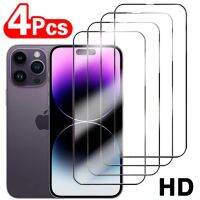 4PCS Tempered Glass for iPhone 11 12 13 14 Pro XR X XS Max Screen Protector on for iPhone 13 Pro Max 7 8 14 Plus SE 3 2020 Glass