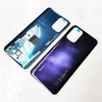 【⊕Good quality⊕】 baoyao ปลอกหุ้มส่วนหลังพลาสติกสำหรับ Xiaomi Redmi Note 10ฝาปิดสำหรับโน้ตเคสแข็งอะไหล่ประตูหลัง10วินาที