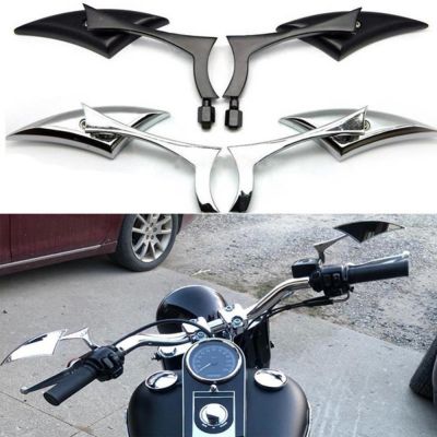 10mm Universal 2Pcs Rearview Mirror Aluminum Alloy 8/Motorcycle Bar End Side Rearview Mirrors for motorcycle street bike sports