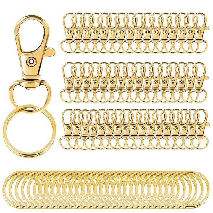 100pcs-swivel-clasps-lanyard-snap-hooks-with-key-rings-key-chain-clip-hooks-lobster-claw-clasps-for-jewelry-diy-crafts