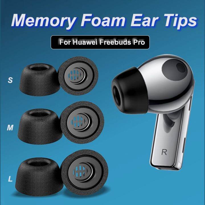 {Audio player} Memory Foam Ear Tips For Huawei Freebuds Pro Replacement