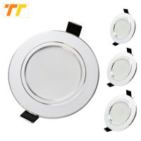 【✲High Quality✲】 can511637234 ไฟเพดานแผง Led ทรงกลมโคมไฟดาวน์ไลท์ Led 3W 5W 7W 9W 12W 15W 18W 230V 110V โคมไปดาวน์ไลท์แบบฝัง (ขาวเย็น6000K,7W 230V)