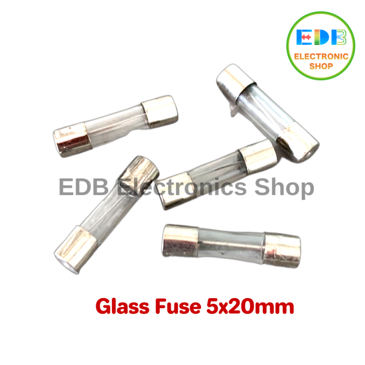 5pcs 8A Fuse 250V 8 Amperes Glass Fuse Small 5x20mm Size Fuse for AVR