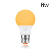 หลอดไฟ Lamptan LED Bulb 6W Shine (10,000ชม.) รุ่นที่ขายดีที่สุด ขั้ว E27 ให้แสงสว่างสีเหลือง Warm White มีรับประกัน1ปี