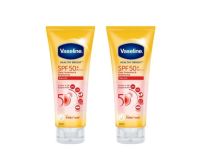 (มีคูปองส่งฟรี / 170 มล  X 2 ชิ้น ) Vaseline Healthy Bright SPF50 PA+++ Sun + Pollution Protection Serum วาสลีน เฮลธี้ ไวท์ เพอร์เฟค 50  เซรั่ม