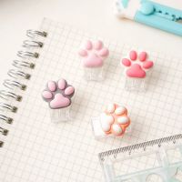 4pcs/set Cat Claw Paper Clips Binder Clips File Documents Note Cute Paper Holder Clamp Stationery School Binding Supplies
