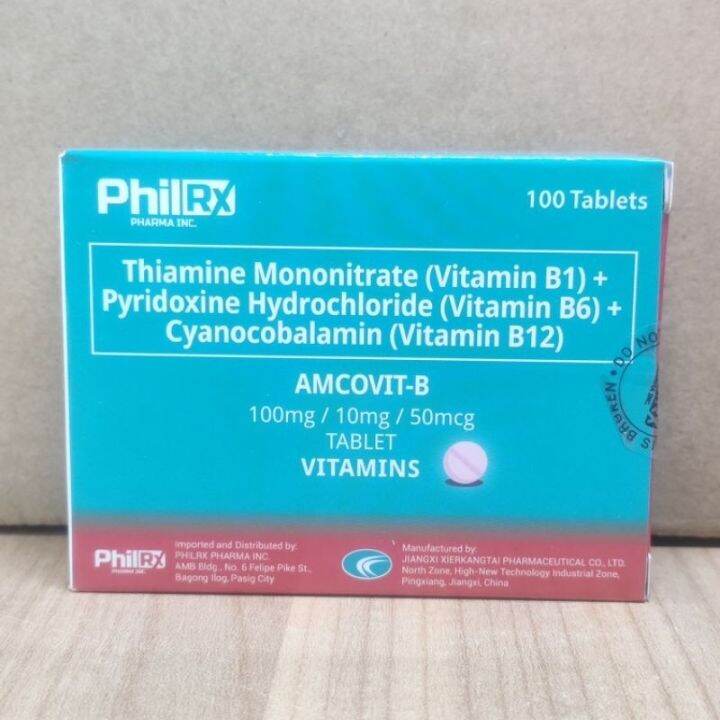 AMCOVIT - B Vitamin B-Complex 100 Tablets | Lazada PH