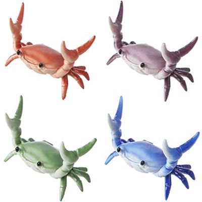 Japanese Creative Cute Crab Pen Holder Weightlifting Crabs Penholder Bracket Storage Rack Gift Stationery