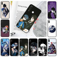 YU23 Black butler Black อ่อนนุ่ม เคสโทรศัพท์ หรับ iPhone XR 7 6s 6 11 5s XS 5 8 SE Max Plus X Pro ปก