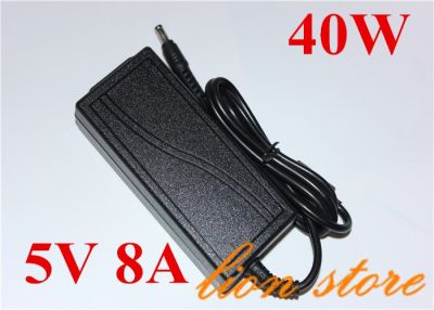 High quality DC 5V 8A Switch power supply 40W LED power adapter AC 100-265V Input with US/UK/AU/EU plug! !Free Shipping!! Electrical Circuitry Parts