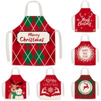 Mimilan Christmas Apron for Adult  kids with Adjustable Strap，Bib Apron for Home Kitchen Cooking Baking Gardening Waitress Apron Men Women