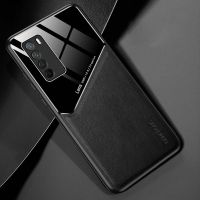 สำหรับ Honor Play 4สำหรับเคสโทรศัพท์สีอะคริลิคหนังหรูหราตัดกันเพื่อซ่อนกล้อง Alas Magnetik กันกระแทกกันรอยขีดข่วนฝาหลัง