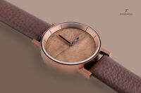 Forrest Copper Wood Watch นาฬิกาไม้ (S)