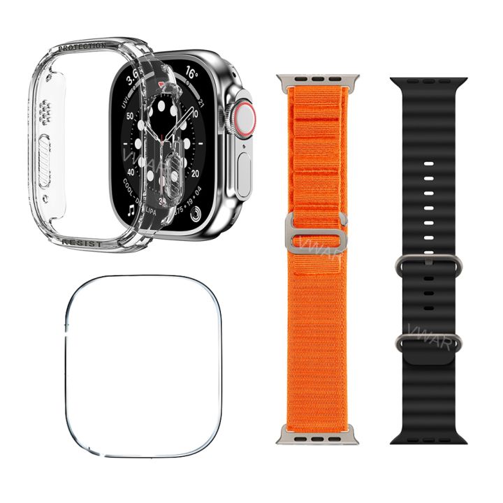 apple-watch-ultra-screen-protector-strap-loop-strap-band-apple-watch-49mm-screen-aliexpress