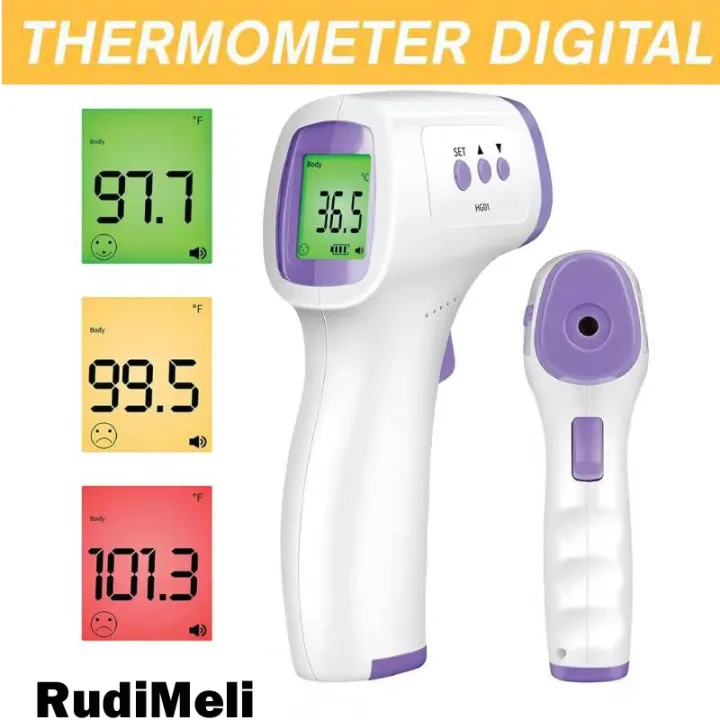 Jual Thermo gun Termometer tembak infrared alat pengukur suhu tubuh digital  - Kab. Klaten - Anasti Collection Solo