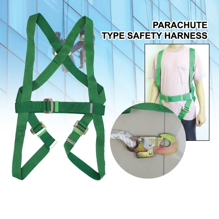 Parachute Type Safety Harness With Double Locking Snap Hook Ready Stock ...