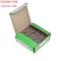 100PCS 5x20MM GLASS Quick Blow FUSE 5x20 Fast Blow insurance tube 5X20MM 5X20 250V 0.1A/0.5A/1A/2A/3A/4A/5A/6A/8A/10A/15A/20A/12