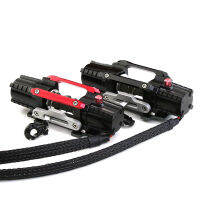 RC โลหะจำลอง Winch Dual มอเตอร์สำหรับ18 110 RC Crawler รถ Axial SCX10 TRX4 RC4WD D90 KM2 Redcat อะไหล่อัพเกรด