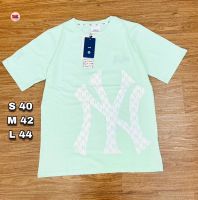 เสื้อยืด MLB เสื้อยืดผ้าดี ใส่ได้ทั้งหญิง size s m l