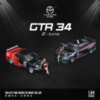 *Pre-Order :Shipped On November*TIME MICRO 1:64 GTR34  Advan/Chameleon Model Car  Collection&amp; Display