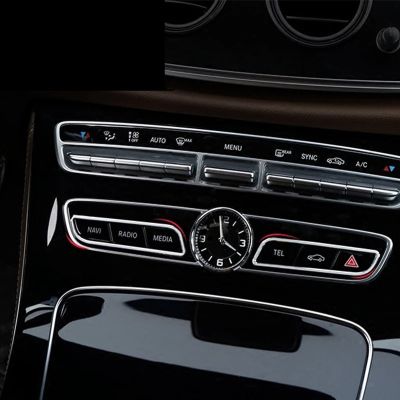 dfthrghd Car Styling Console Panel Cover Frame Trim Stickers Fit For Mercedes Benz C Class W205 2015-2017 GLC Auto Accessories