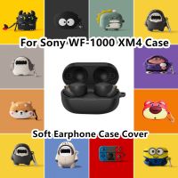 READY STOCK!  For Sony WF-1000 XM4 Case Trendy Cartoon Series for Sony WF-1000 XM4 Casing Soft Earphone Case Cover