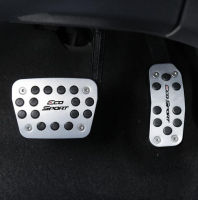 20211Set Aluminium Alloy Car Inner Accelerator Pedal Gas Pedal Car Pedals for Ford Ecosport 2013 2014 2015 2016 2017 2018 2019 2020