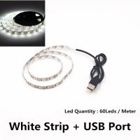 【✲High Quality✲】 na07037036036666 แถบ Led Usb Smd3528 Ip65กันน้ำ5V 50ซม. 1ม. 2ม. 3ม. 4ม. 5ม. ไฟพื้นหลังทีวีมีความยืดหยุ่นเขียวแดงน้ำเงินสีชมพู