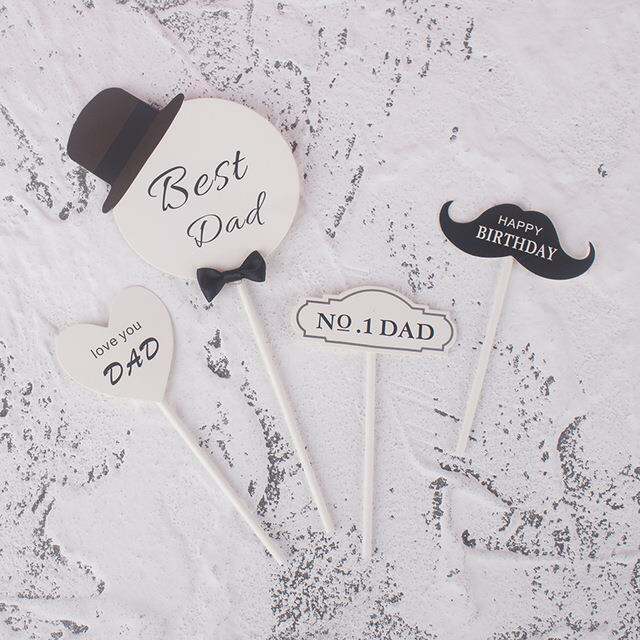 eva-suit-bow-tie-suit-happy-fathers-day-cake-topper-happy-birthday-dad-cake-decoration-cake-decorating-tools-party-favors