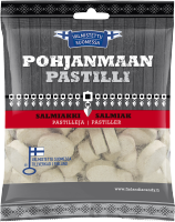 salty liquorice pastil, Pohjanmaan pastilli, salmiakki, 150 g