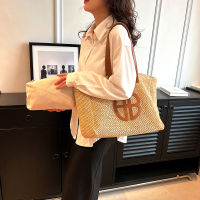 Straw Large-capacity Tote Handbag nd Trendy Shoulder Handbag 2023 New Beach Lane Simia Designer Luxury Ethnic Style