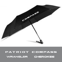 Car Fully Automatic Folding Umbrella For Jeep Renegade Wrangler JK JL Cherokee Patriot Trail Hawk Compass Auto Accessories Umbrellas