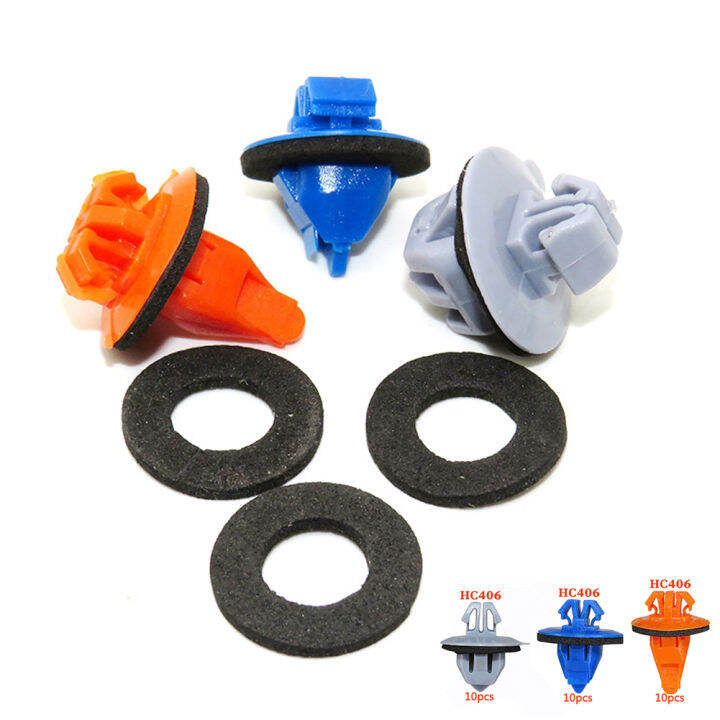 MotorPark 30pcs Front Door Trim Body Moulding Repair Panel Clip Kit