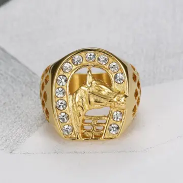 Buy quality 916 gold Horse Rings GHR-0001 in Ahmedabad