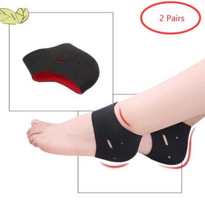 แผ่นรับอุ้งเท้าบรรเทาอาการเจ็บปวด,พื้นในของรองเท้าตามแนวกายวิภาคเพื่อการป้องกันให้ความอบอุ่นส้นเท้ารัดข้อเท้าจำนวน2คู่