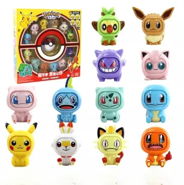 Bộ Mô Hình Pokemon  6 con kèm đế