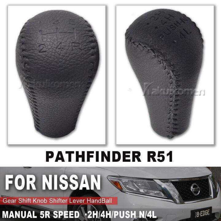 Manual 5/6 Speed Car Gear Shift Knob Lever Switch Leather Shifter
