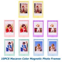 ❆▼ 5-10PCS Macaron Color Free Combination Magnetic Photo Frame For Fujifilm Instax Mini Film Instax Mini 9 Film Mini 8 7s 70 90