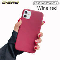 C-SAW Soft CaseสำหรับiPhone 12 Pro Maxต้นฉบับเคสTPUสีลูกอมเคสใส่โทรศัพท์สำหรับiPhone 12 12 Pro/Max