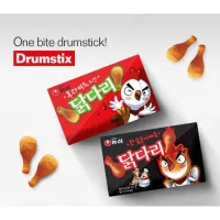 [สินค้าใหม่]ขนมขาไก่เกาหลีรสไก่ทอดและไก่บาบีคิว dakdari fried chicken mat and dakdari sutbul bbq nongshim brand 66g. 농심 닭다리