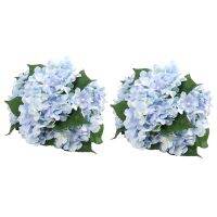 Artificial Flowers Silk 7 Big Head Hydrangea Bouquet for Wedding, Room, Home, Hotel, Party Decoration and Holiday Gift