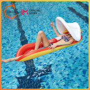 CONUSEA Phao Bơi Bơm Hơi Mái Hiên Bơm Hơi PVC Giường Nổi Ghế Xếp Có Thể