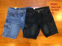 TPPJEANS Shorts Cargo กางเกงยีนส์ขาสั้นคาร์โก้ 6กระเป๋า ความยาวเหนือเข่า ทรงสวย มี2สี เป้าซิป Size 28-36 รับชำระปลายทาง